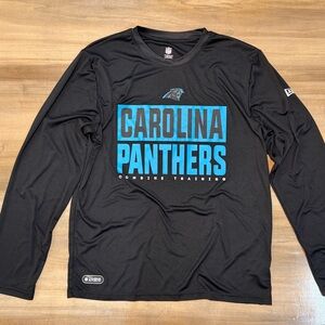 NFL Carolina Panthers Black and Blue Long Sleeve Tee